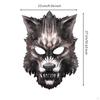 Wolf Gesichtsmaske Knurrender Hunde Kopf EVA für Erwachsene, Cosplayer, Halloween,