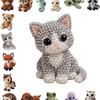 Cute Diy Handmade Colorful Beaded Animal Figurines Material Kit Perfect For Home Desktop Decor Ideal Gifts For Craft Lovers