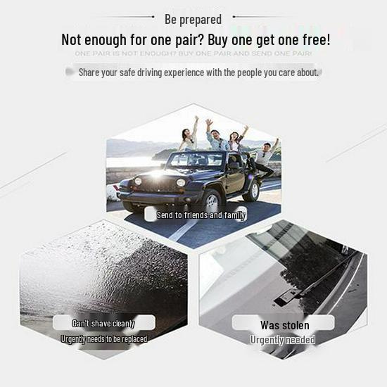 Premium Frameless Wiper Blades for Geely Emgrand GS - Suitable for All Model Years