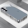 Ultra simple wind power silver plated glass phone case suitable for Samsung GalaxyS26 S25 S24 S22 S21 S20FE Ultra Plus anti drop
