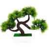 Für Zuhause Für Büro Drachenklaue Bonsai Plastikpflanzen-Dekor Grün Stabile Kunststoffkonstruktion Vielseitige Heimdekoration