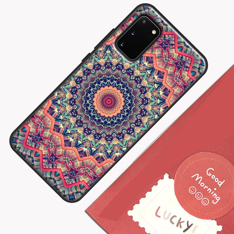 Floral Flower Mandala Design Phone Case For Samsung Galaxy S25 S26 Ultra S20 S21 S22 S23 S24 Plus S9 S10 S25 FE Cover Shell
