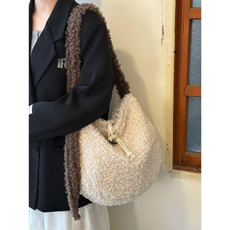 Bucket Bag for Women - New Style, Large Capacity, Laid-back Style, Crossbody Bag, Versatile Single-shoulder Tote Bag