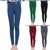 Leggings Termici Foderati in Pile da Donna a Vita Alta e Leggings Stampati Invernali Ispessiti in Pile d'Agnello Elastico