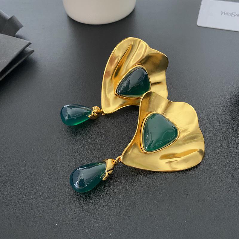 Poplar Forest Vintage Geometric Ear Clips: Stylish Autumn/Winter Earrings for Women Without Pierced Ears
