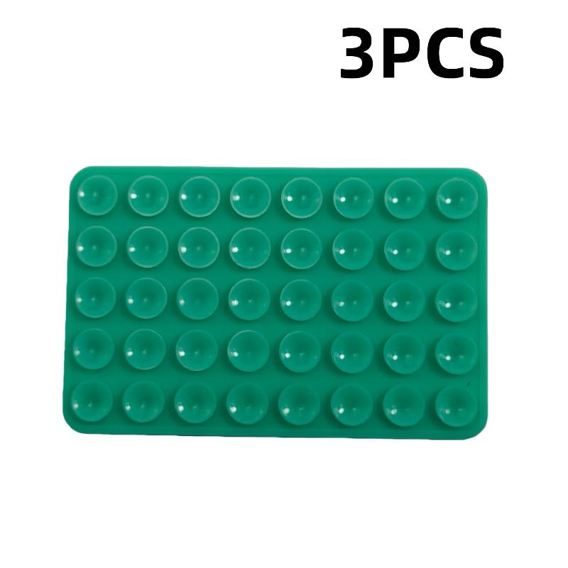 1/3Pcs Mobile Phone Silicone Sucker Pad Double Sided 40 Suction Cup Phone Holder Detachable Anti-slip Fixture