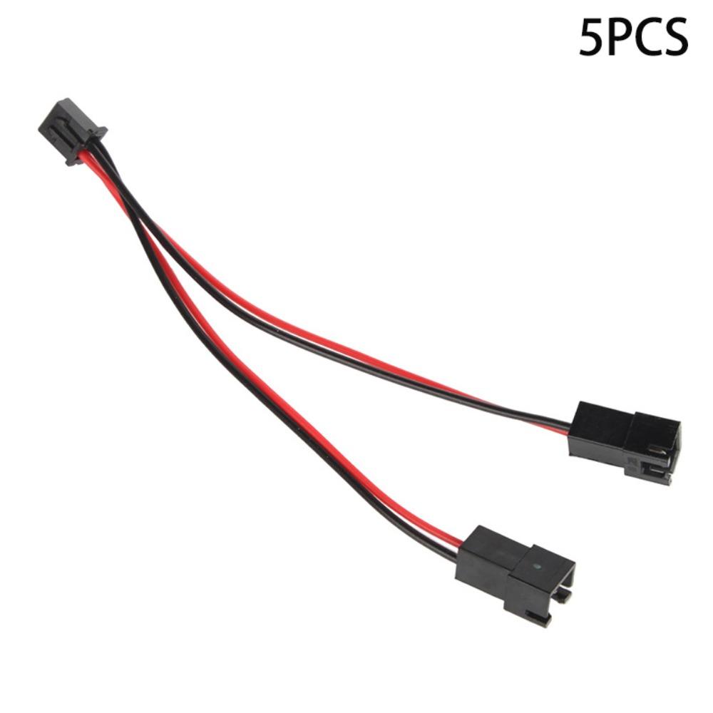 5PCS Replacement Motherboard Cooling Fan Cable 1 to 2 Extension Cooling Fan Wiring 3D Printer Parts