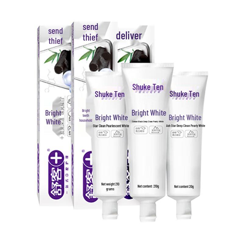 Shuke Bamboo Charcoal Pearl Whitening Toothpaste