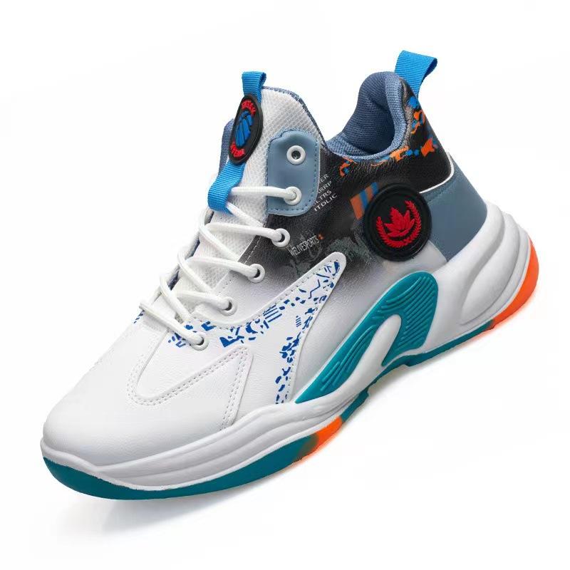 

Мужские баскетбольные кроссовки с дышащей амортизацией, нескользящие, размер плюс 48, спортивная обувь, тренировочные баскетбольные кроссовки для мужчин 39