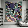 Dandy's World Pattern Home Decor Tapestry, Wall Hanging, Decorative RV Wall Cloth.MGT0918126