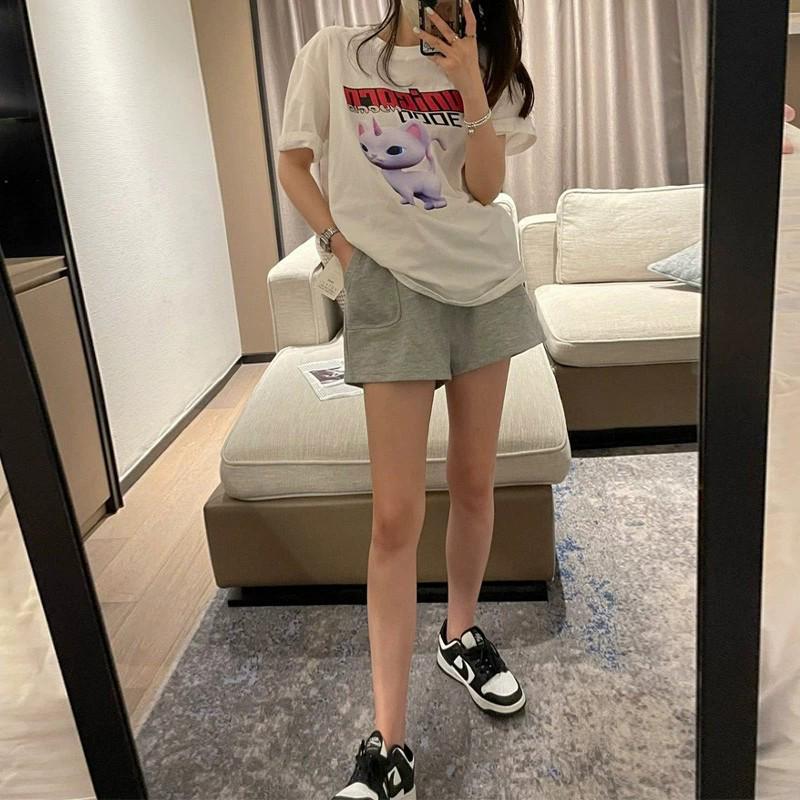 2026 Summer Maternity Shorts: Thin, Non-Constricting for Belly, Petite Wide-Leg Five-Point Pants