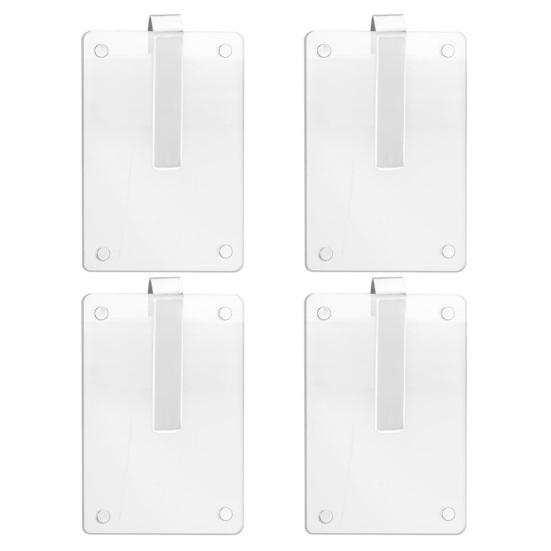 Car Visor Photo Frame Clear Acrylic Photo Holder Clip-on Car Interior Picture Frame Fits Most Visors for Kids Family Photos Couple Keepsake