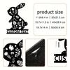Metal Bunny Wall Art Rabbit Floral Design Happy Bunny Home Decor Valentine Sign