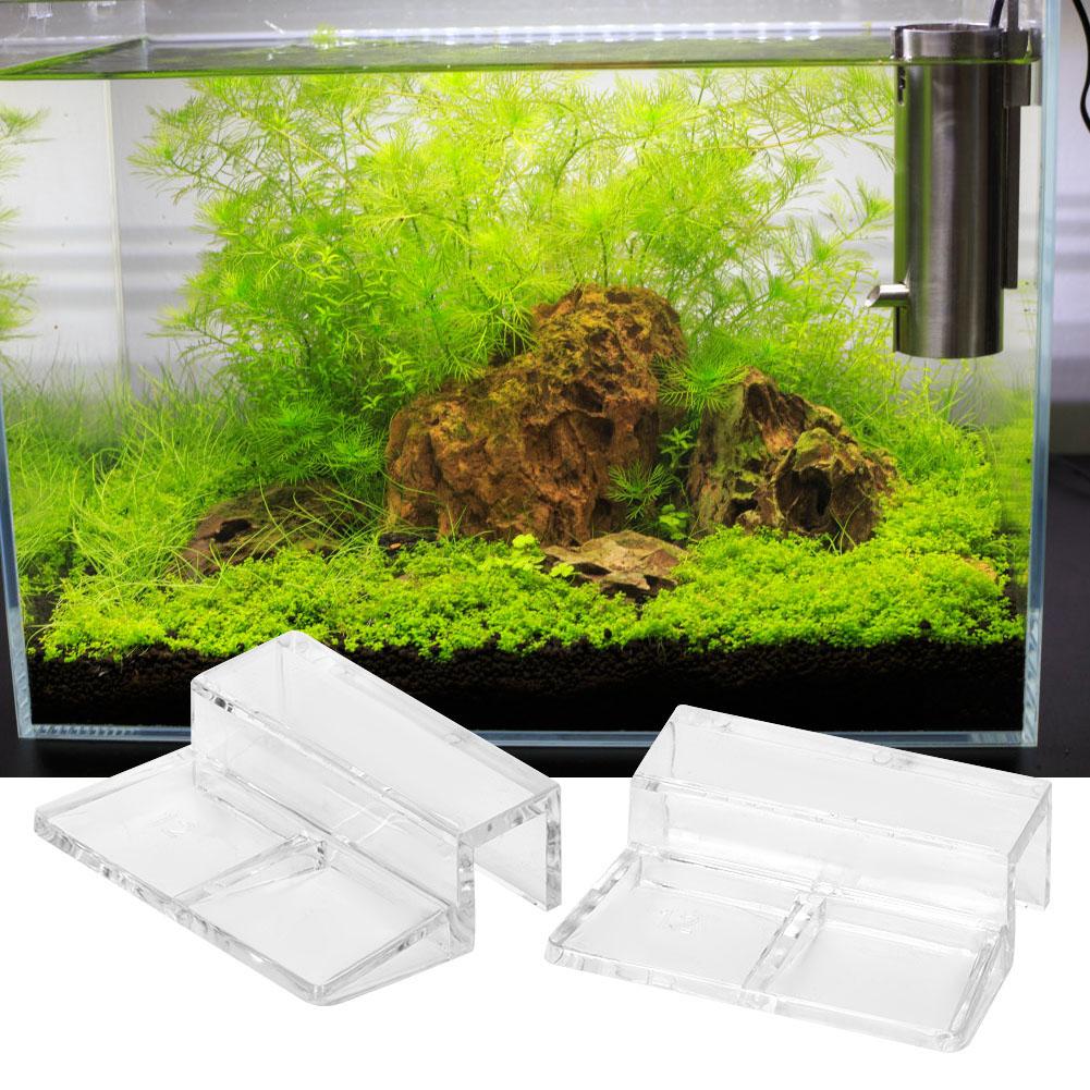 

20Pcs Glass Cover Acrylic Clip Holder Support Clamp Accessory for Aquarium Fish Tank 12mm