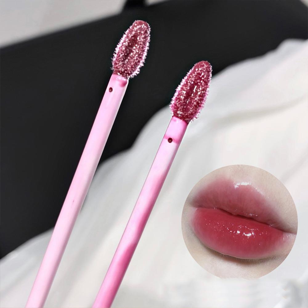 SHAQINUO 6 Colors Moisturizing Exploding Lip Gloss Long Lasting Lip Makeup Crushed Sparkling Watery Mirror Lip Glaze