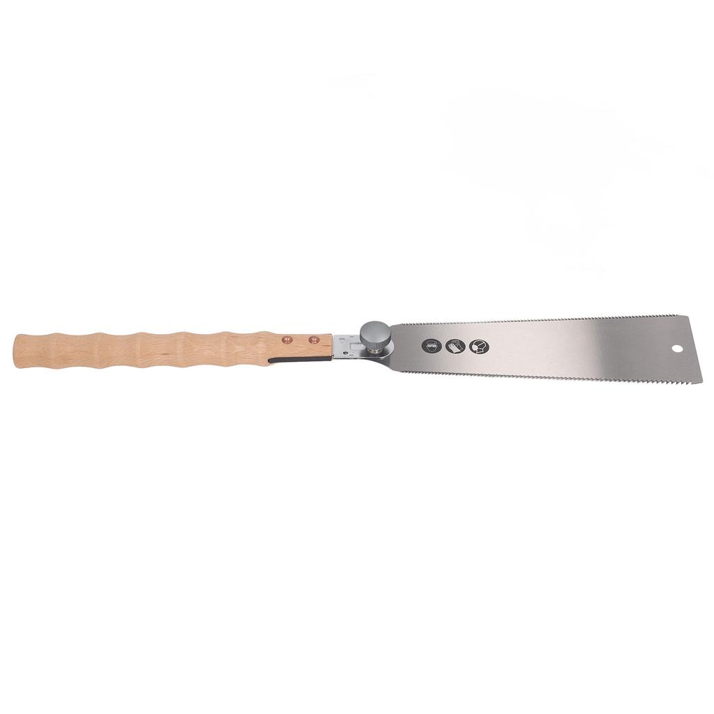 Double Edge Sided Hand Saw Fine Tooth Triple Fast Flush Cut Pull Saw for Woodworking