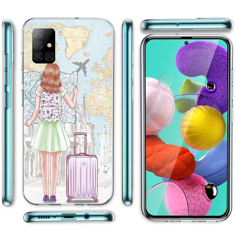 Girls Best Friends Forever BFF Cover Phone Case For Samsung Galaxy A12 A22 A32 A52 A72 A02S Phone Case Note 20 Ultra 10 S10 Plus