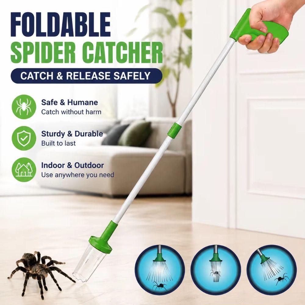 Comfortable Grip Catcher Clip Foldable Outdoor Bees Catching Tool  Household Tool