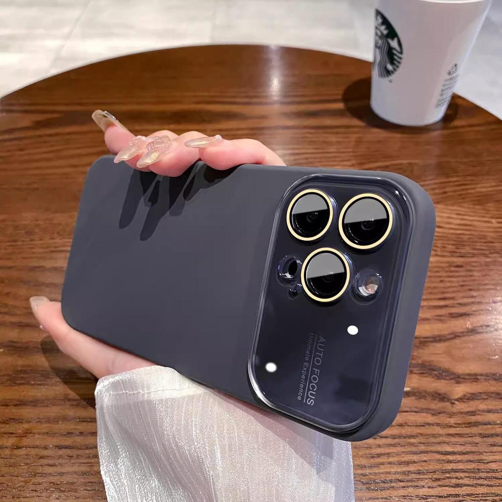 iPhone 17 Pro Max Liquid Silicone Lens Film Case, Full Coverage, Ultra-Thin, Anti-Drop