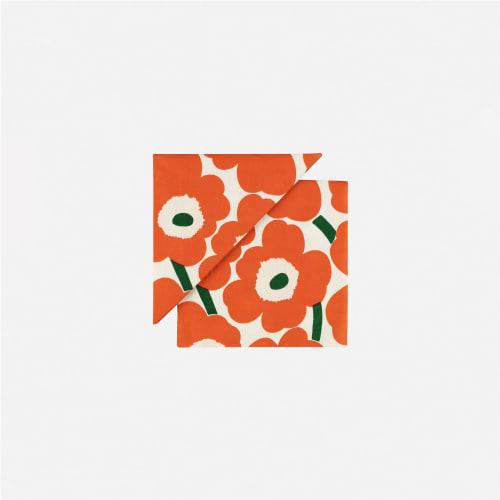 

Marimekko Unikko Ланч-салфетки для женщин, 52_1_5273552621, Оранжевый и зеленый