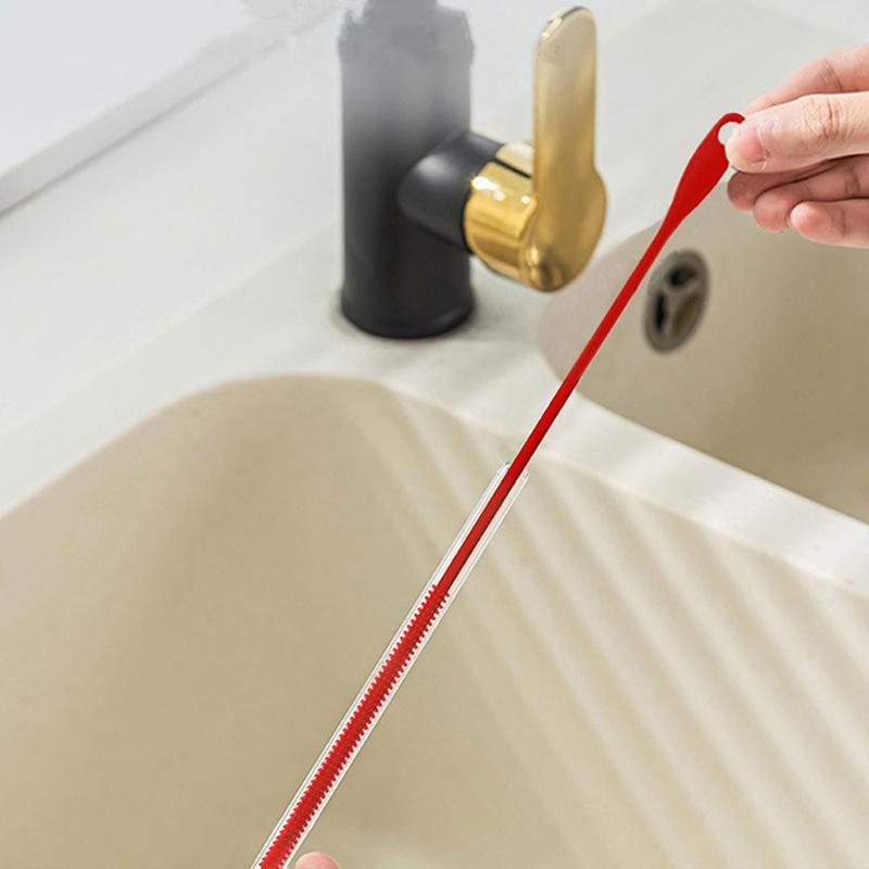 Hole Gap Cleaning Brush Straw Cleaning Brush Silicone Pacifier Nipple Cup Cover Brush Soft Head Handheld Drinking Straw Cleaner
