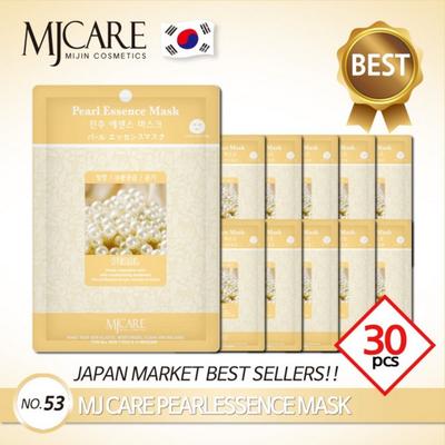 MJ Care Essence Mask Pack Pearl 30 Sheets