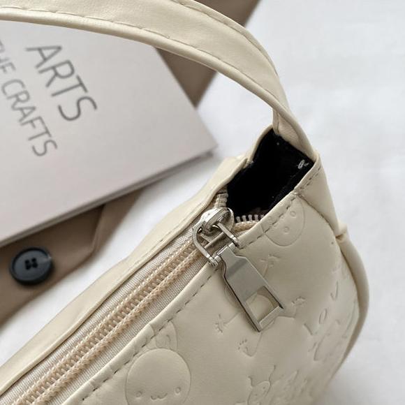 Handle Bag Women Retro Handbag PU Shoulder Totes Underarm Vintage Top Handle Bag Female Small Subaxillary Bags Clutch