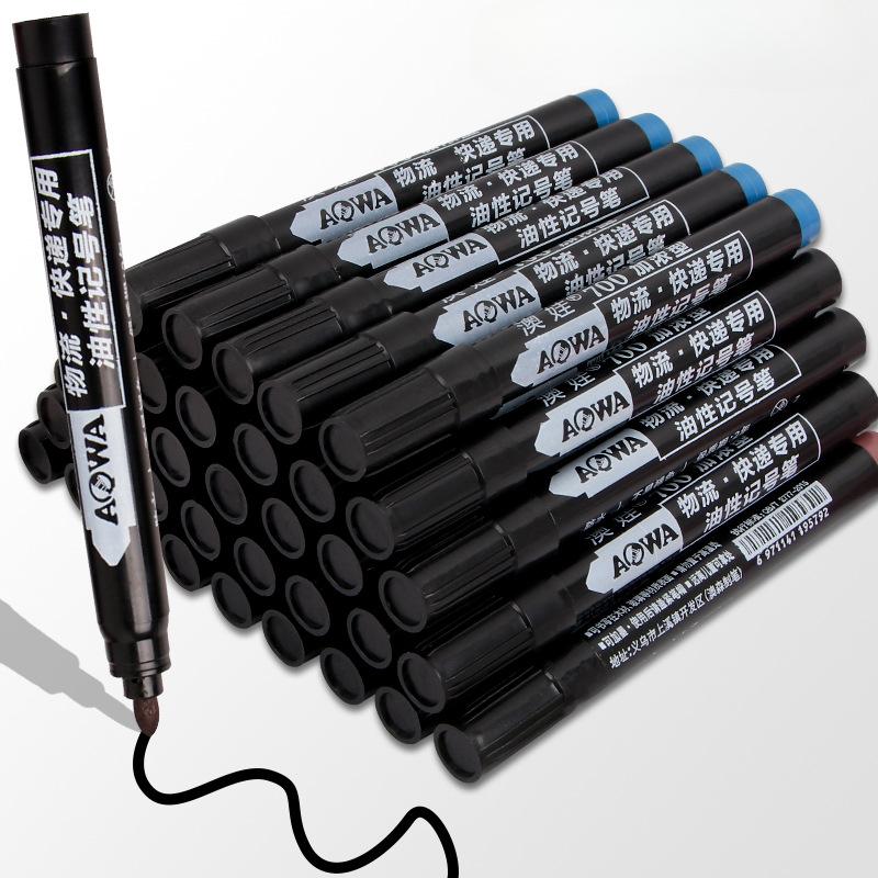 1/5/10 PCS Concentrated Oil Marker Pen Large Capacity Waterproof Office Marker Pen