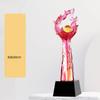 Customized High-end Colored Glaze Trophy, Annual Meeting Employee Celebration Souvenir, Sports Excellent Awards Decorations, 1Pc