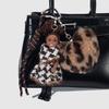 Linda Boneca Babi Princesa com Cabelos Cacheados e Pele Negra Africana Chaveiro Pingente Moda Vento Pequeno Perfumado Chaveiro Decorativo para Bolsa de Boneca BJD