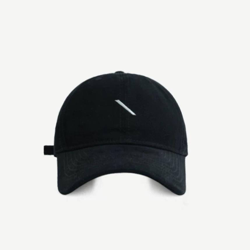 New Versatile Korean style Simple Embroidered Baseball Cap for Women  Wide brimmed Couple Baseball Caps for Men