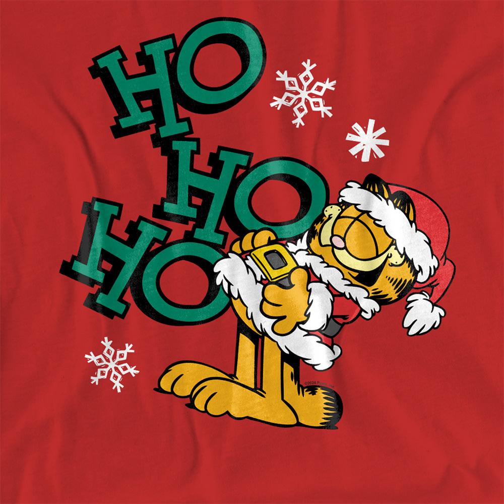 Garfield Womens/Ladies Ho Ho Ho Christmas T-Shirt