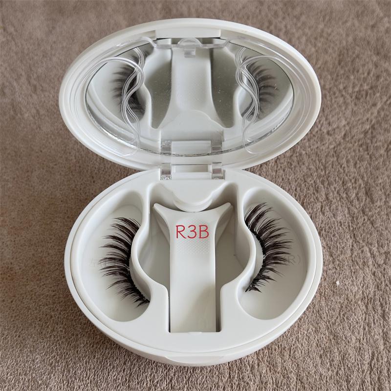LUXURIÖSE D-Locken Weiche Magnetische Wimpern Oberes und Unteres Magnetisches Wimpern-Set Wiederverwendbar Tierversuchsfrei mit Fach Wimpernbox