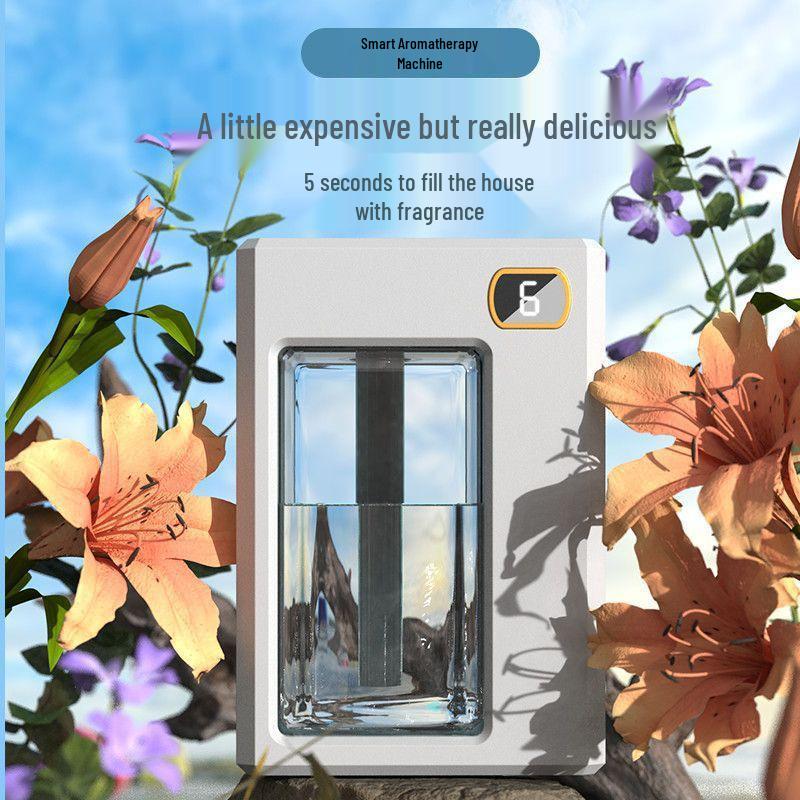Wall-Mounted Smart Aromatherapy Diffuser & Deodorizer with Automatic Fragrance Sprayer
