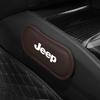 1Pcs Leather Car Pillow Car Knee Pad Elastic Memory Foam Leg Pad For Jeep Renegade Wrangler JK Grand Cherokee WJ XJ Willys Compass Command