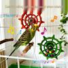 Colorful Bead Parrot Toy: Fun Decompression Turntable for Birdcages