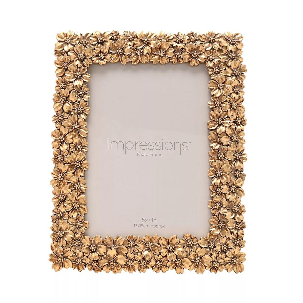 Widdop Impressions Resin Flowers Photo Frame