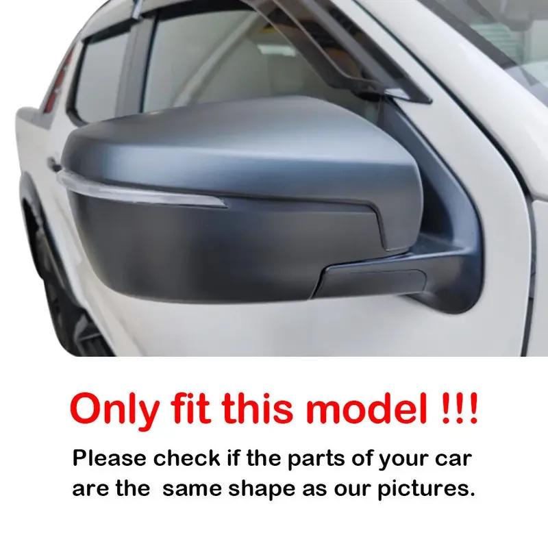 Door Mirror Cover For Isuzu D-Max Dmax -2024 Car Sticker Rearview Side Mirror Cover Wing Cap Exterior Carbon Fiber