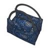 Space Galaxy Constellation Zodiac Star Thermal Lunch Bag Reusable Waterproof Insulated Lunch Box for Work School Travel Picnic