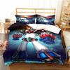 Stampa 3D Goldrake Grendizer Robot UFO Set Biancheria da Letto Matrimoniale Singolo King Copripiumino Piumone Federa Bambini Ragazze Adulti Camera da Letto