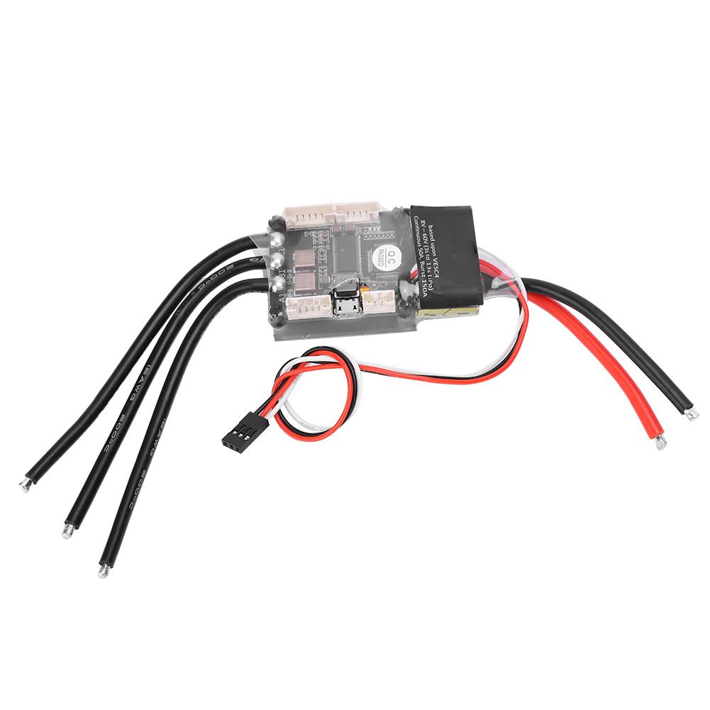 Elektrischer Drehzahlregler Einzelantrieb V6 Mini FSESC4.20 50A Aluminium-eloxierter Kühler