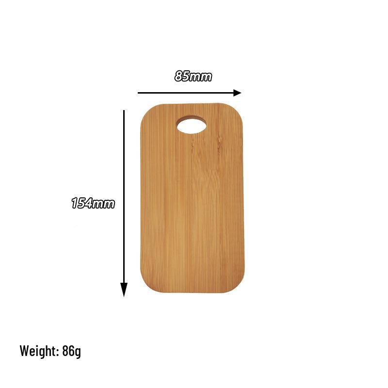 Nanmu Wood Small Bamboo Cutting Board - Multi-function Accessory for 800-1000 Aluminum Rice Boxes Square