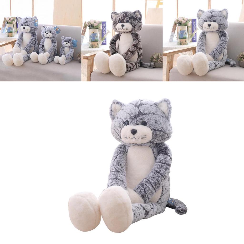 Adorable Large Cat Plush Toy Soft Cute Stuffed Doll Perfect For Christmas Gift