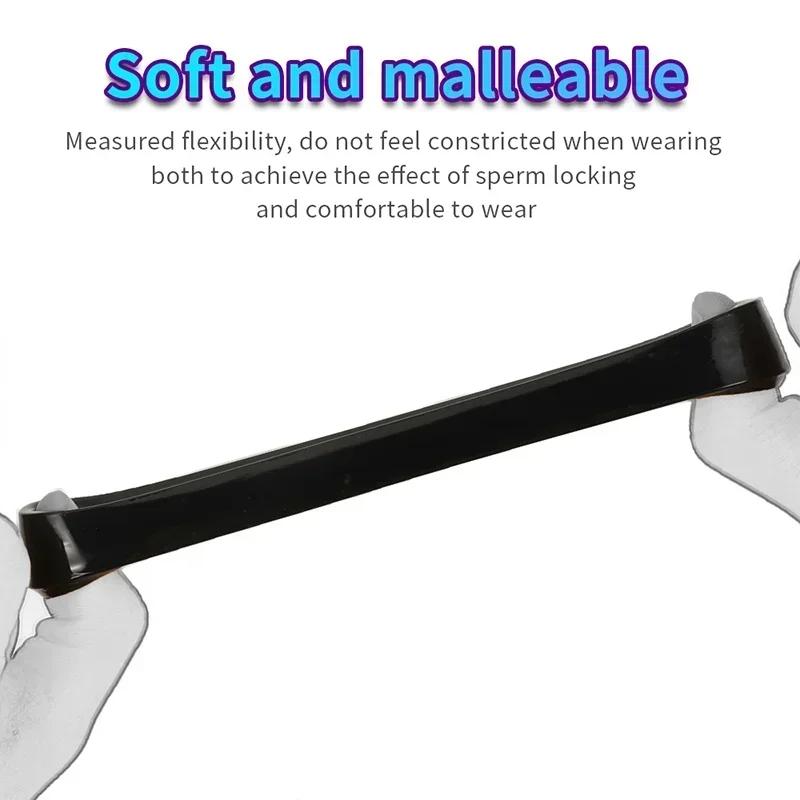 3 Size Elastic Penis Ring For Men Gay Ejaculation Erection Scrotum Bind Sex Toys Cock Ring Dick Ring Adult Sex Product