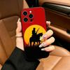 R-Red D-Dead Redemption RDR 2 Phone Case For iPhone 17,16,15,14,13,12,11 Pro Max,16Plus,XS Soft Black Cover