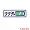 Positive Energy Letter Patch Cartoon Inspirational Quotes Embroidered Patches Iron On Patches For Jeans Jackets Sew Patch DIY