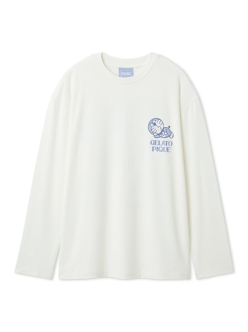 Doraemon Printed Long Sleeve PMCT261940 OWHT M Men s T-Shirt