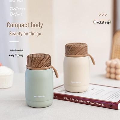 Compact Stainless Steel Mini Thermos - Portable Pocket Cup for Students