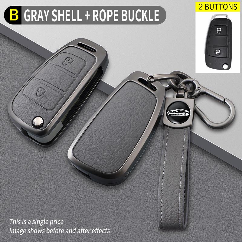 Elephant Grey Car Key Holder for Isuzu Model A
