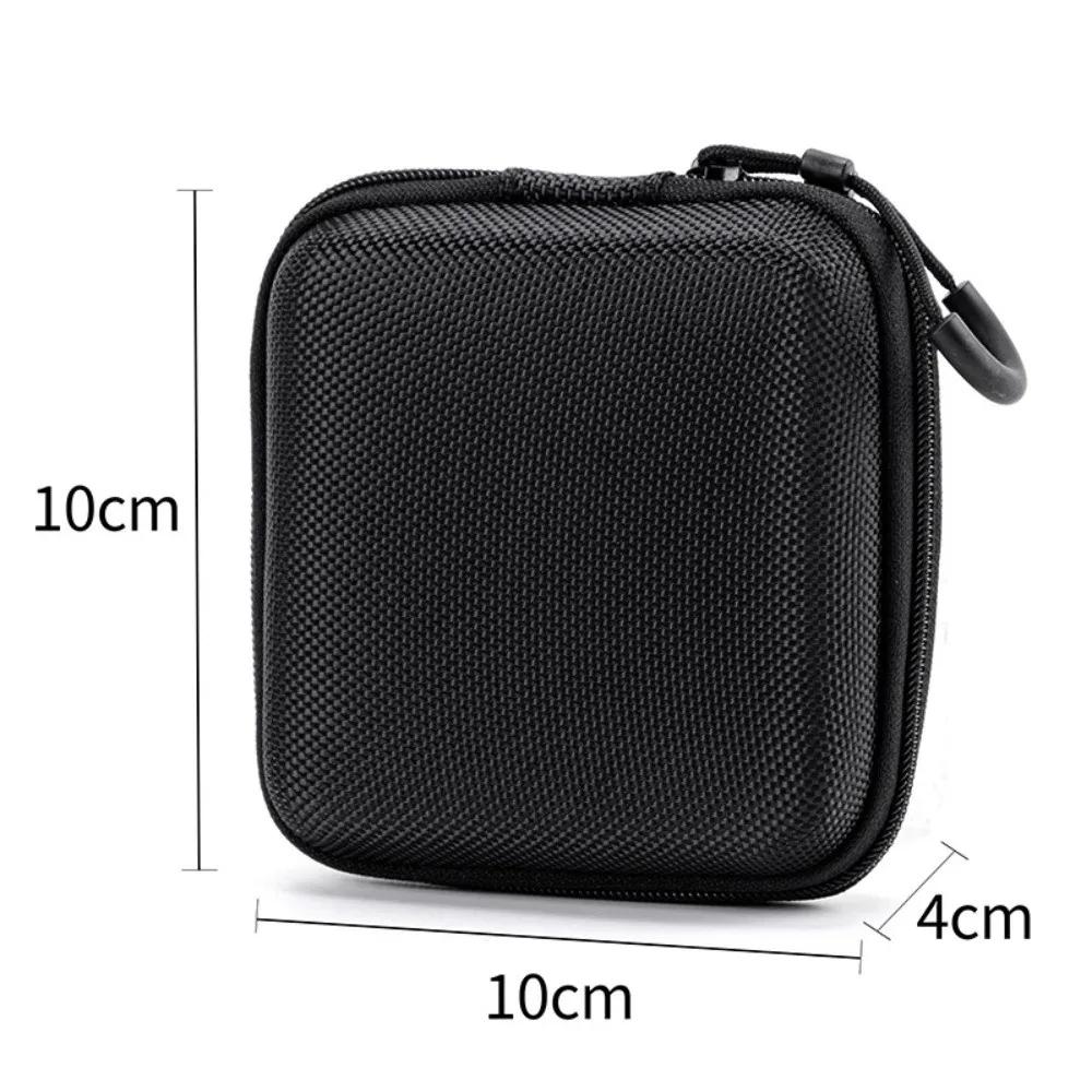 New Hard Shell EVA Storage Box Mini Portable Pouch Carrying Bag Black Protective Storage Case Digital Accessories